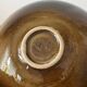 Vintage set of 3 glazed stoneware bowls Morvan pottery and other signature to iden