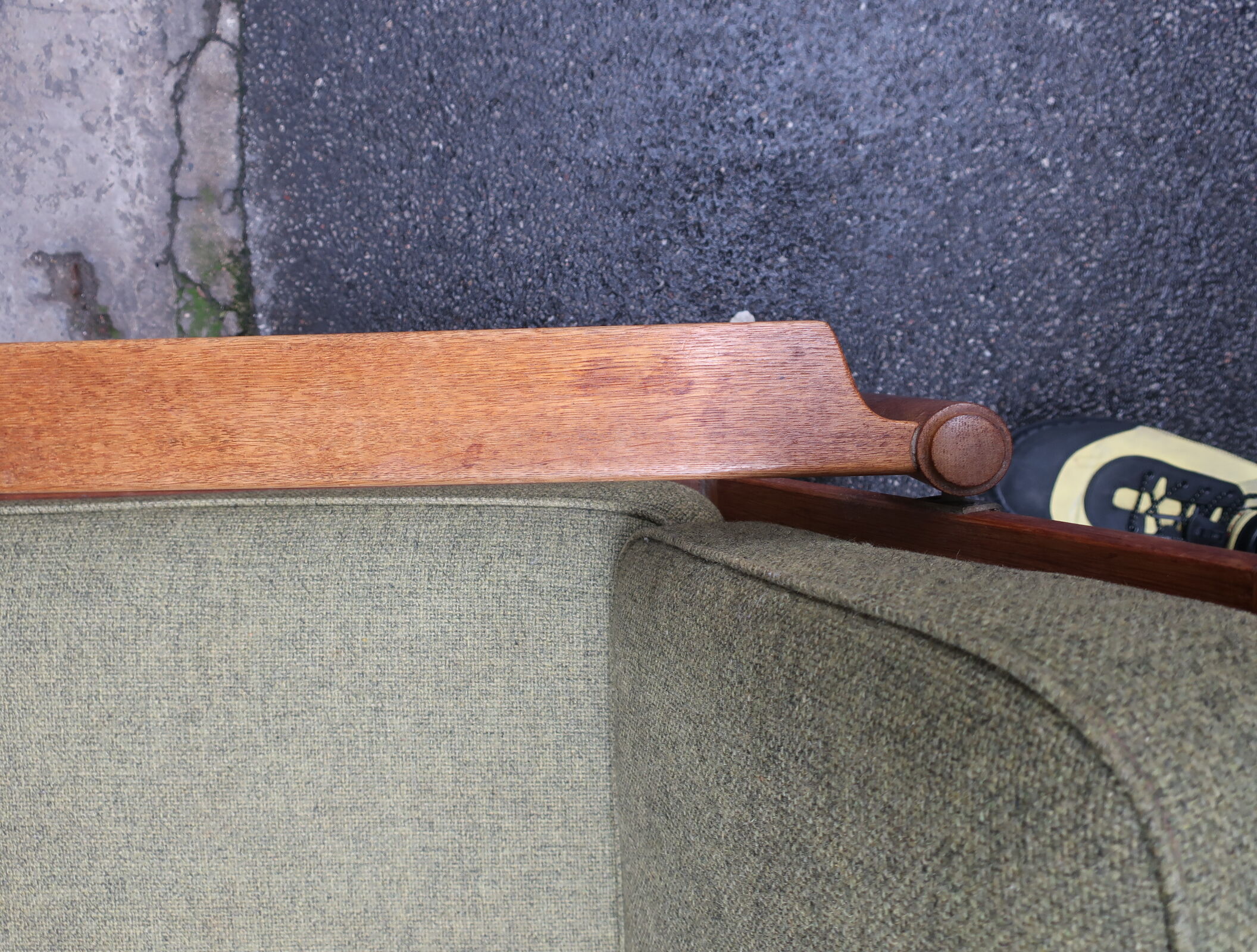 Oak armchair from the 1960