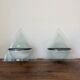 Pair of Illo wall lamps for Lamperti, 1980s, made in Italy