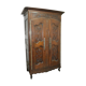 18th century carved oak wedding wardrobe