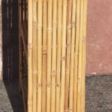 Bamboo counter or bar. (With 2 folding high chairs)