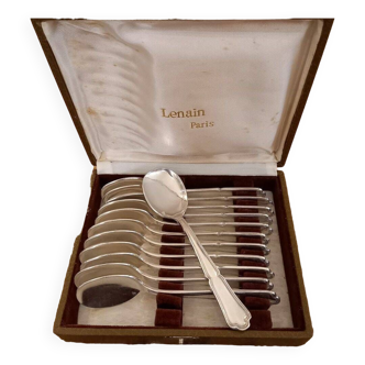 12 Silver-plated Ice Cream Spoons