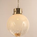Suspended chandelier large Sputnik ball Murano, VeArt, Italy, 1970s