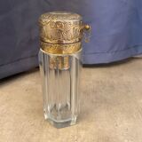 Old piston vaporizer crystal perfume atomizer baccarat late nineteenth century