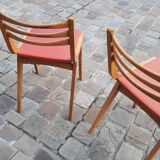 Chaises compas vinatge