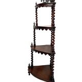 Rosewood corner shelf, Napoleon III period