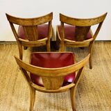 Set of 3 Art Deco chairs - 483004