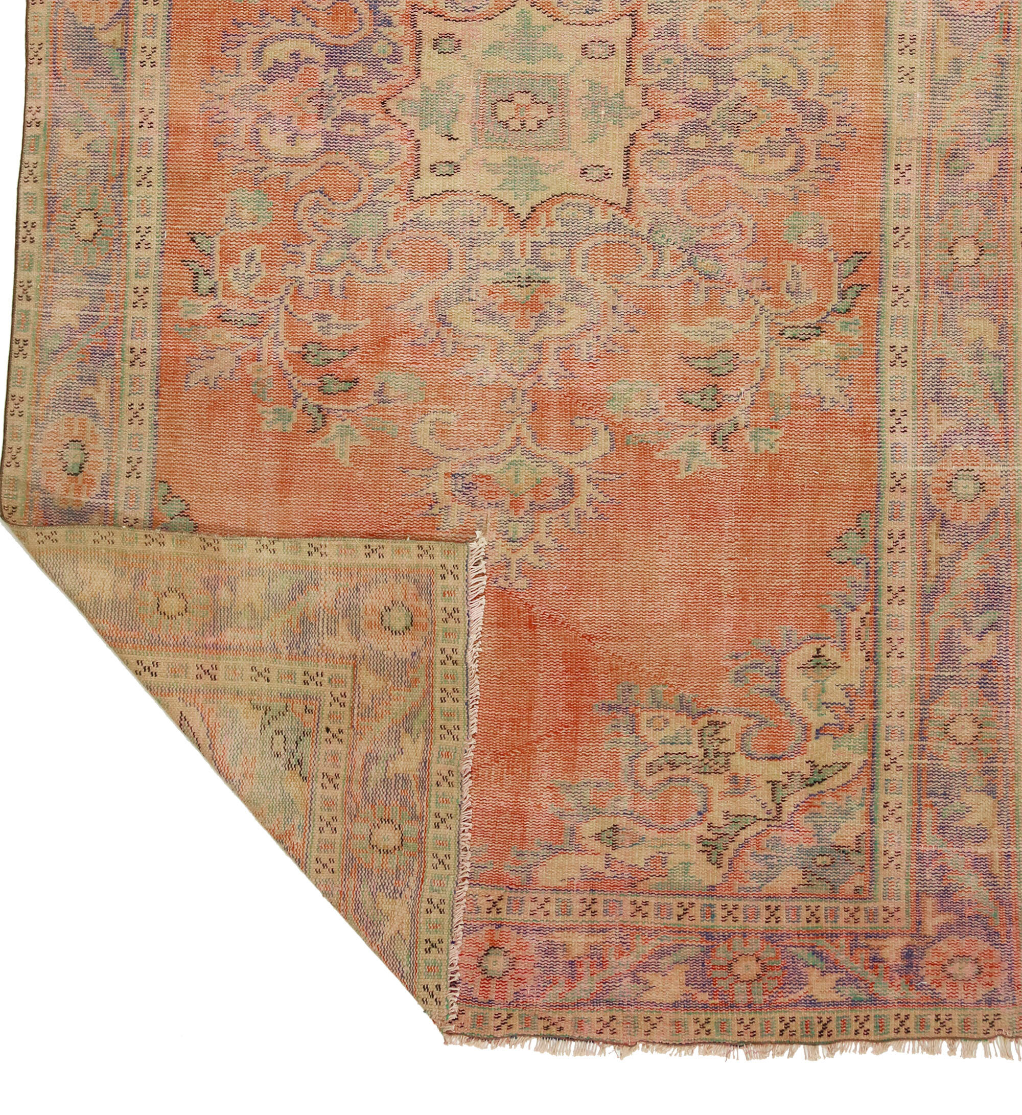 Anatolian handmade vintage rug 286 cm x 166 cm