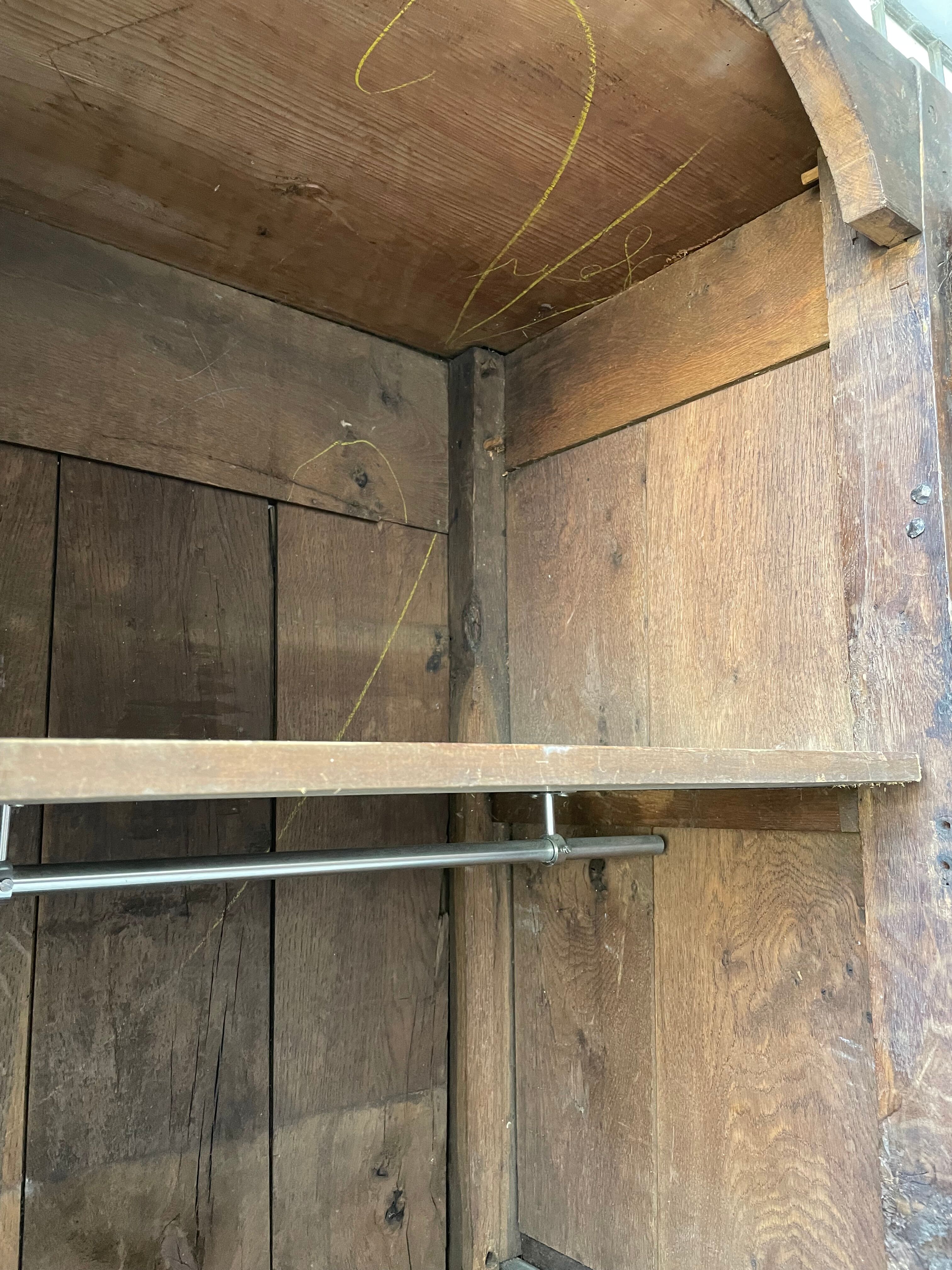 Savoyard solid oak cabinet XVIIIth