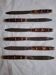 Vintage bamboo-style table knives (2×6)