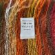 Brown mohair wool blanket/throw by Vian-Tiran.