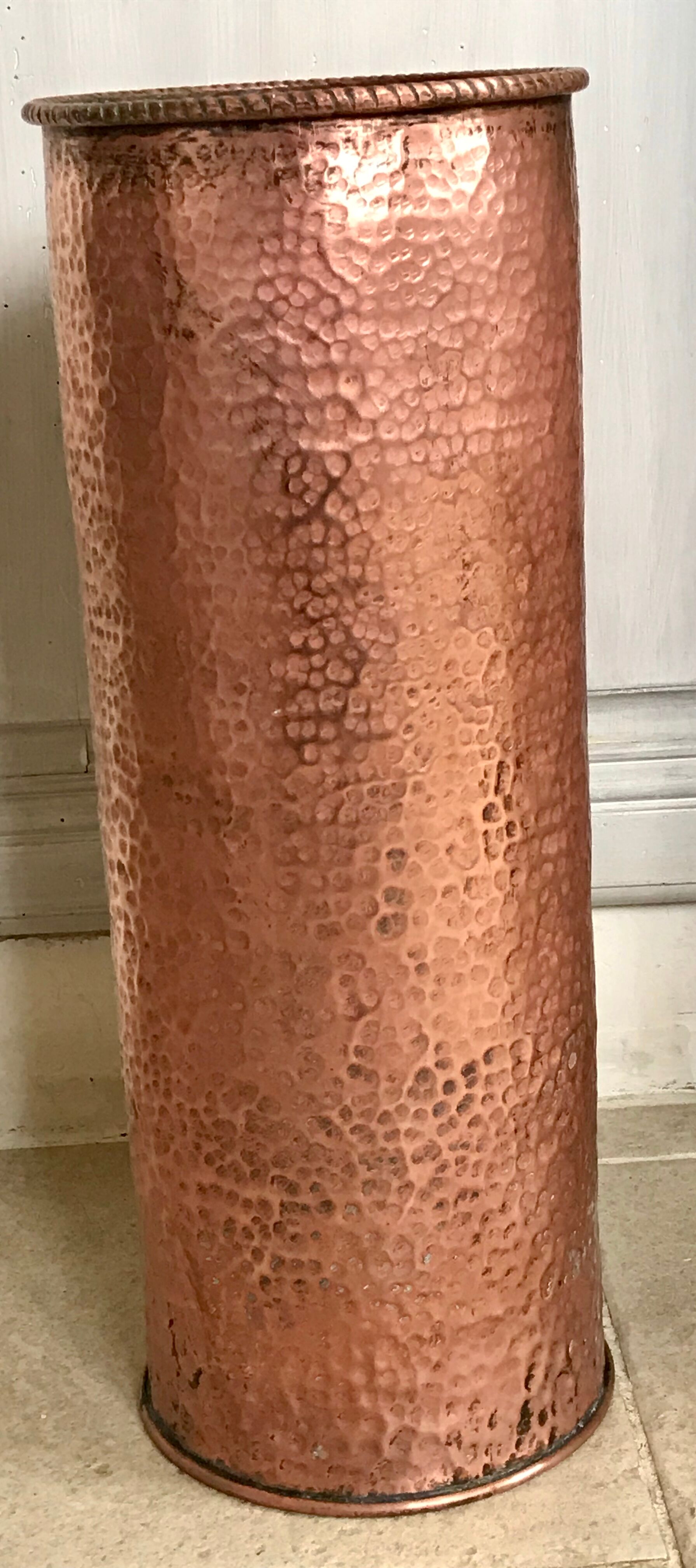 Former umbrella in copper