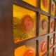 Important separating panel Gordiola in blown glass, Mallorca, year