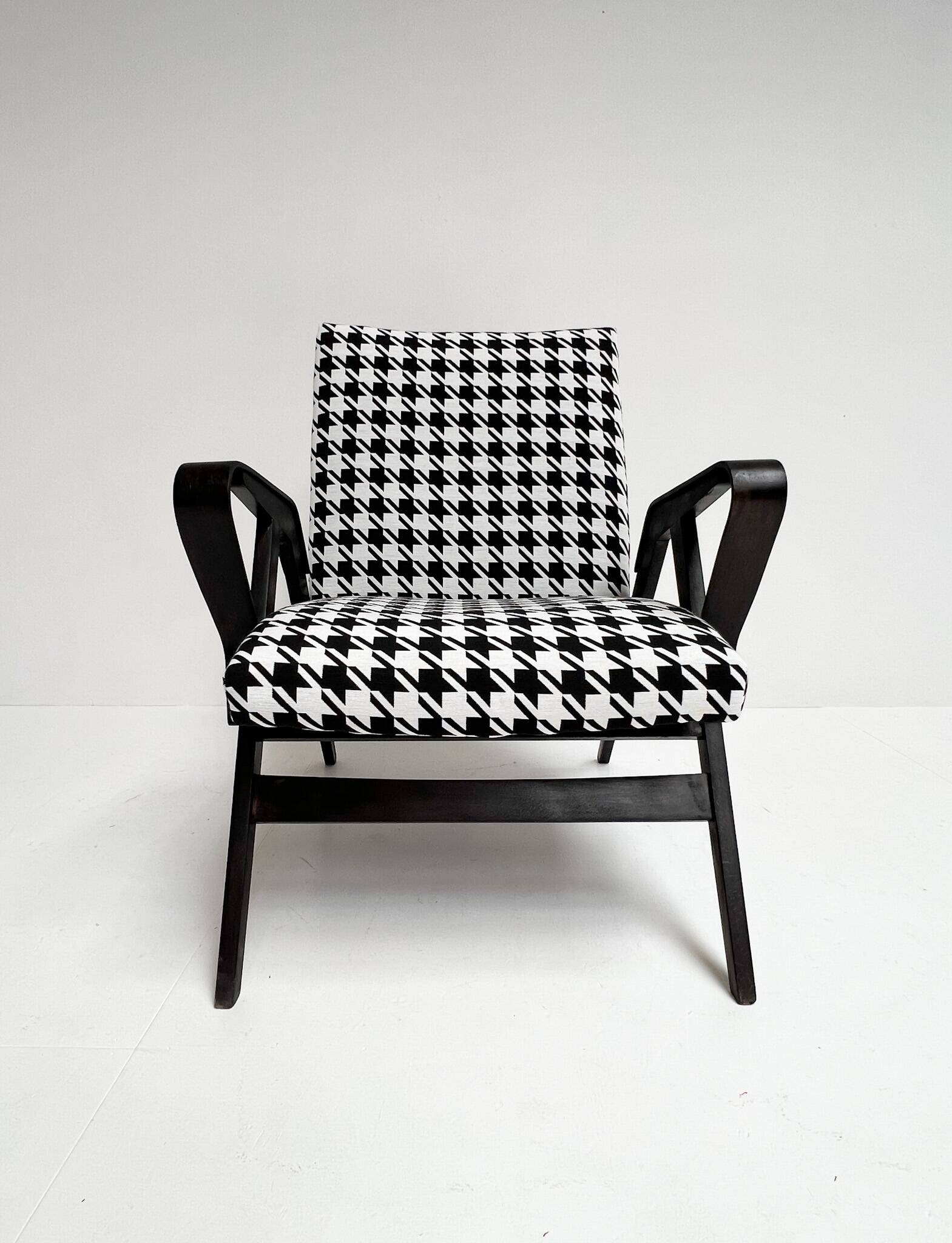 Refurbished armchair by Frantisek Jirak for Tatra Nabytok, 1960s