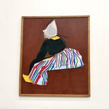 Large Swedish Tableau Signed Lars Norman (1962) – Oil on Panel