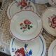 10 assiettes plates anciennes dépareillées