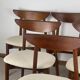Lot de 6 chaises en Teck par Harry Østergaard Model 58