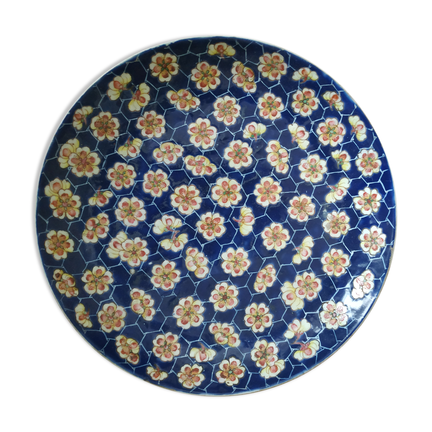China flower decoration plate