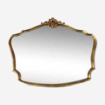 Louis XV style gilded mirror - 66x81cm