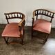 Pair of Renaissance-style corner chairs