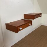 Pair of wall bedside tables