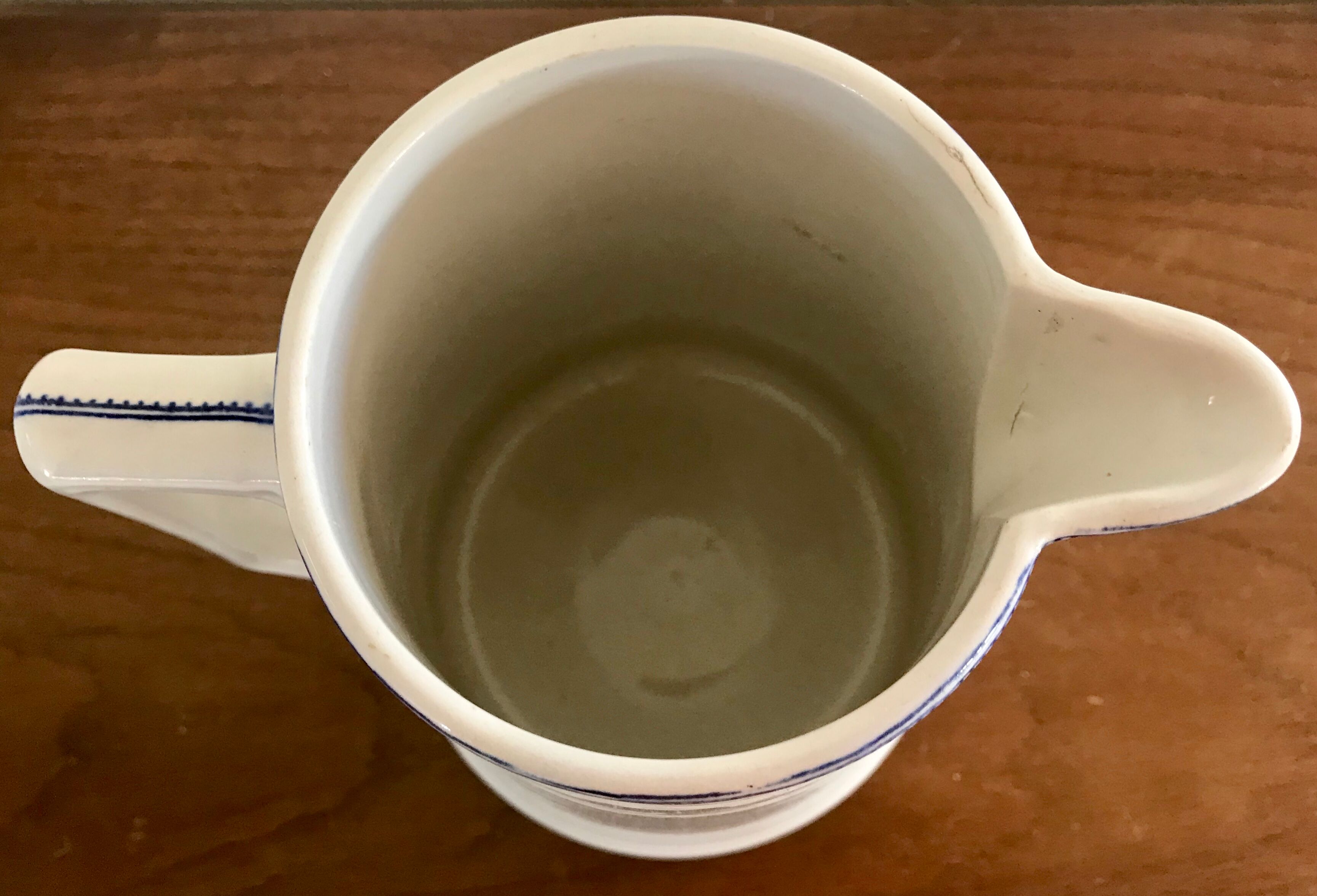 Old ceramic jug Boch Frères