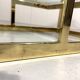 Brass & Bevelled Glass Two Tier Console Table 1970’s