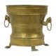 Old Brass Flower Pot Jardinière Mécap Belgium