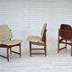 1960s, Danish design by Arne Vodder, set of 3 chairs, teak wood, furniture