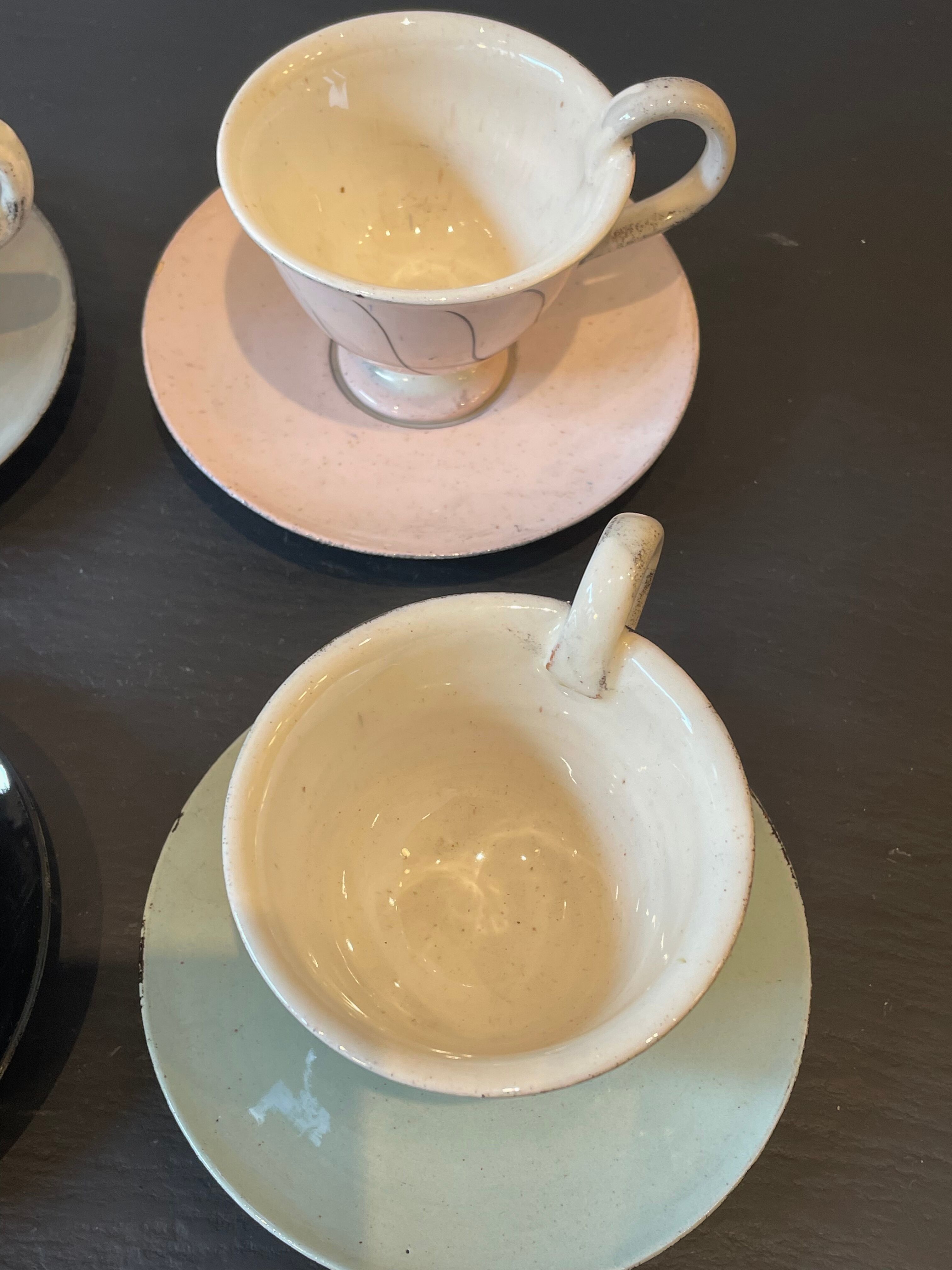 Set of 6 margrit Linck coffee cups