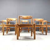 Copy of Rainer Daumiller pine wood dining chairs for Hirthals Savvaerk set of 6