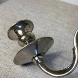 Five-light silver-plated candlestick