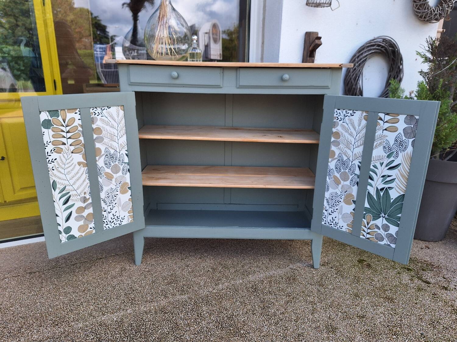 Buffet parisien vert