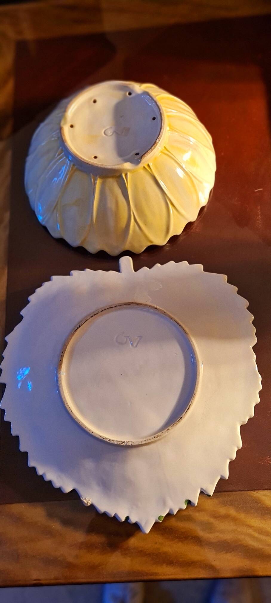 Barbotine draining bowl