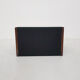 Wood , leather and glass coffee table by Walter Knoll , Germany 1970’s