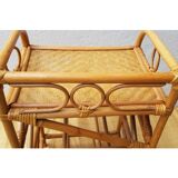 Rattan shelf