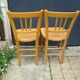 Pair of antique bistro chairs