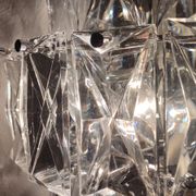 Kinkeldey glass wall lamp, Germany, 1970