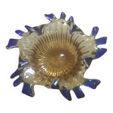 Blown glass fruit bowl