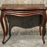 Table de jeu en bois d'acajou Napoléon III, 18ème siècle