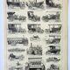 Old engraving 1898, Automobile, car, car, vehicle • Original and vintage lithograph