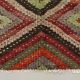 Large Vintage Turkish Kilim Rug 280x215 cm Wool Jajim Kelim