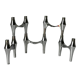 Bougeoirs modulables Nagel Quist chromés
