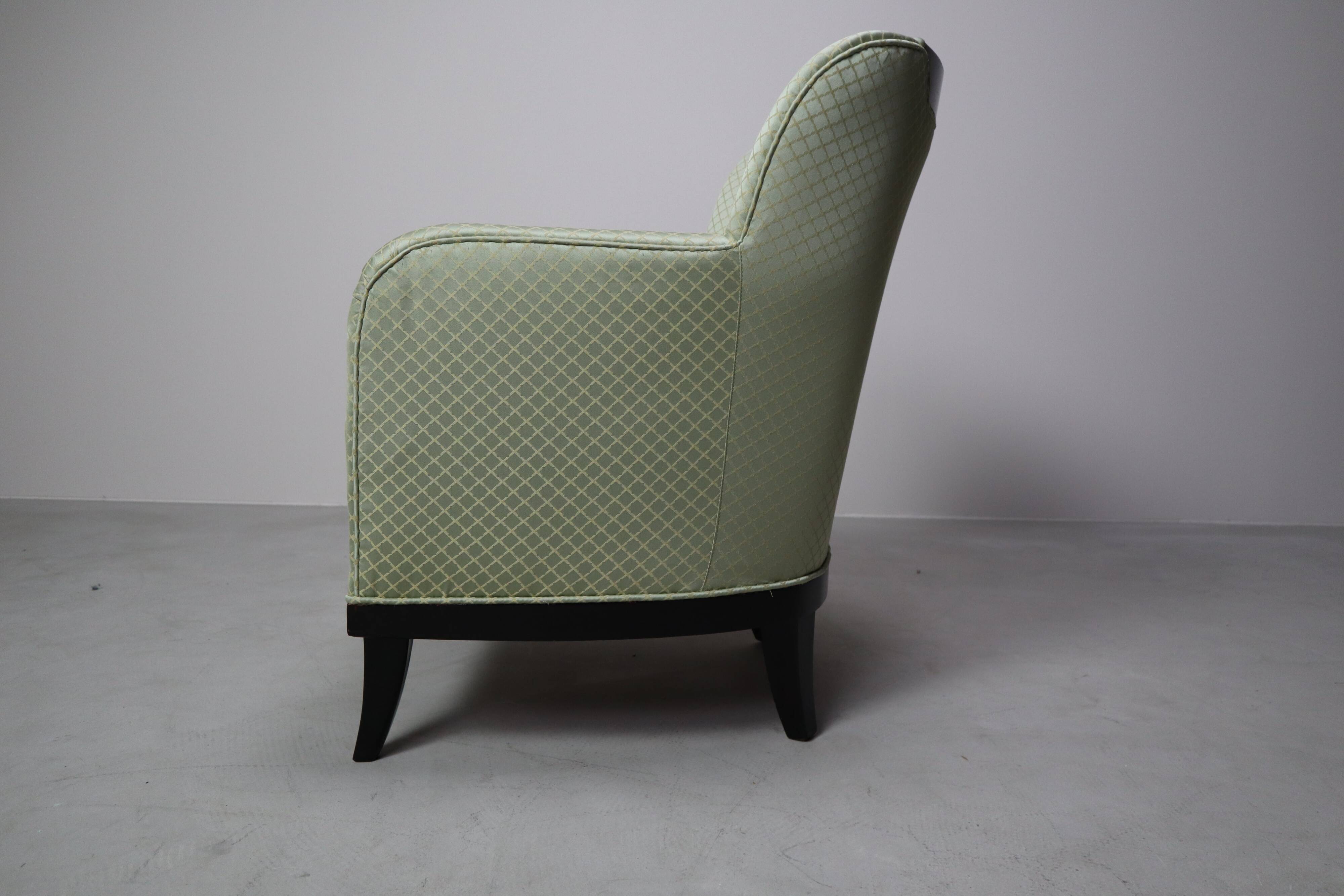 Set of four Art Deco armchairs, 1930-1950