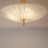 J.T. Kalmar Vienna „Dorn“ Midcentury Ceiling Lamp Flush Mount Uplight, 1950