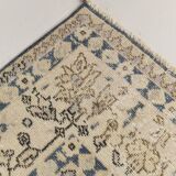 6x10 Navy Blue Turkish Vintage Rug, 193x315Cm