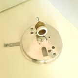 Vintage molded glass wall light