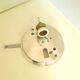 Vintage molded glass wall light
