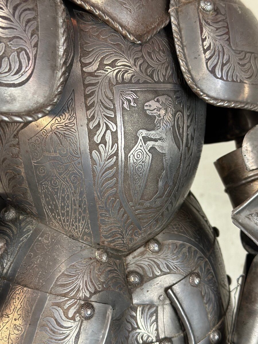 Miniature armour model, Toledo 19th century