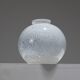 Speckled glass ball vase, 1960s